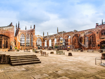 Coventry Cathedral ruins HDR