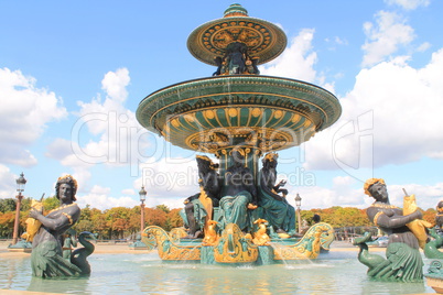 fontaine de la concorde à Paris