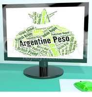 Argentine Peso Represents Exchange Rate And Broker