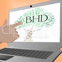 Bhd Currency Indicates Foreign Exchange And Currencies