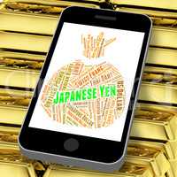 Japanese Yen Represents Worldwide Trading And Coin