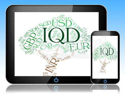 Iqd Currency Represents Worldwide Trading And Coin