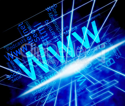 Www Word Means World Wide Web And Internet