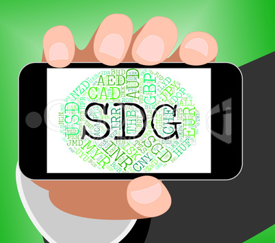 Sdg Currency Shows Exchange Rate And Broker