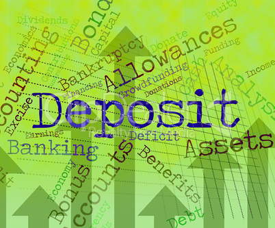 Deposit Word Means Part Payment And Advance