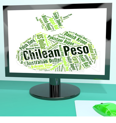 Chilean Peso Shows Worldwide Trading And Clp