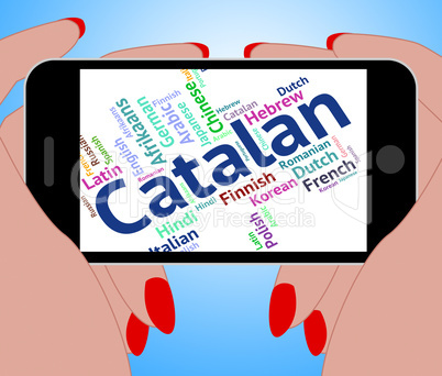Catalan Language Represents Word Translator And International