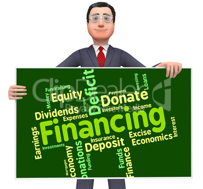 Financing Word Means Business Trading And Money