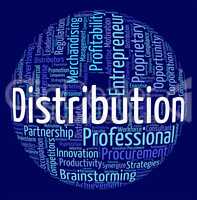 Distribution Word Means Distribute Logistics And Text