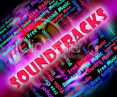 Music Soundtracks Means Video Game And Melodies