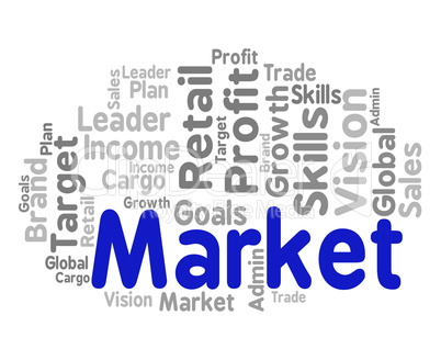 Market Word Means Sales Markets And Words