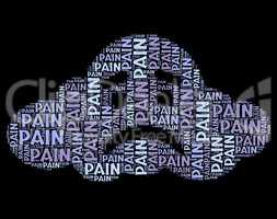 Pain Word Means Torture Text And Suffer