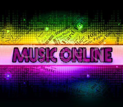 Music Online Means World Wide Web And Acoustic
