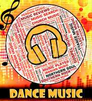 Dance Music Indicates Sound Track And Acoustic
