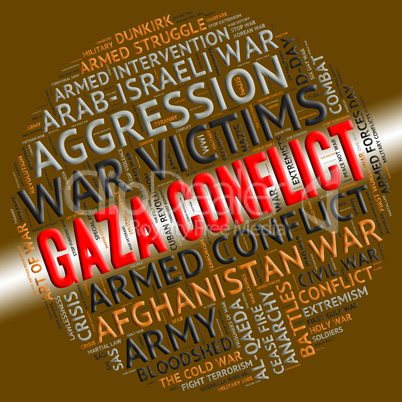 Armed Conflict Represents Gaza Governorate And Bloodshed