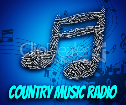 Country Music Radio Shows Sound Tracks And Audio