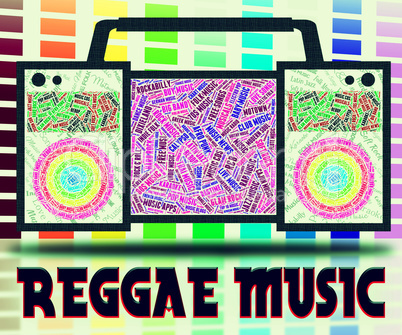 Reggae Music Shows Sound Track And Audio