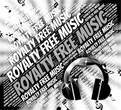 Royalty Free Music Means Sound Track And Rf
