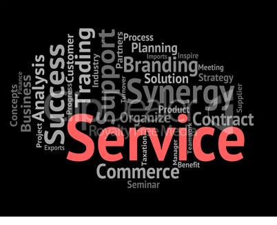 Service Word Means Words Support And Assistance
