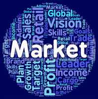 Market Word Indicates Marketplace Fair And Text