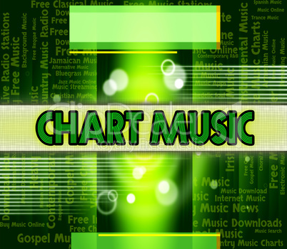 Music Charts Means Best Sellers And Albums