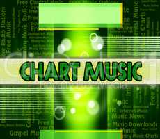 Music Charts Means Best Sellers And Albums