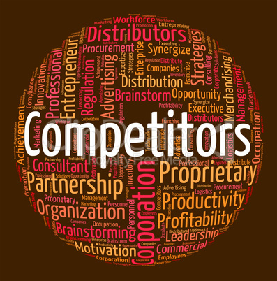 Competitors Word Means Text Wordclouds And Words