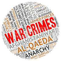 War Crimes Indicates Military Action And Clash