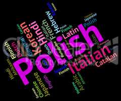 Polish Language Means Translate Lingo And Poland