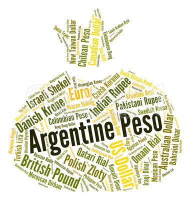 Argentine Peso Represents Exchange Rate And Broker