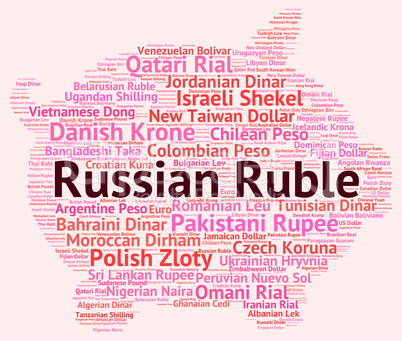 Russian Ruble Indicates Forex Trading And Coin