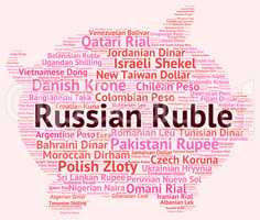Russian Ruble Indicates Forex Trading And Coin