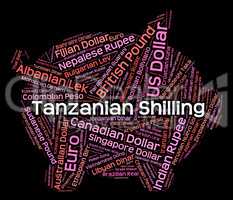 Tanzanian Shilling Means Foreign Currency And Broker