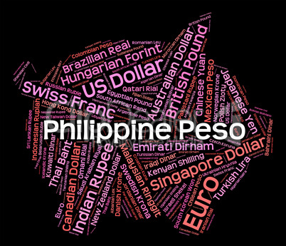 Philippine Peso Means Worldwide Trading And Banknote