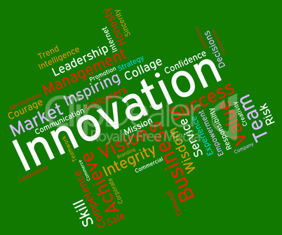Innovation Words Indicates Transformation Creative And Innovate