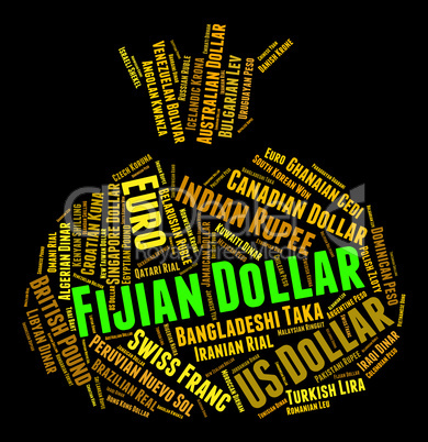 Fijian Dollar Indicates Forex Trading And Dollars