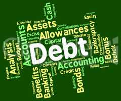 Debt Word Means Words Liability And Debts