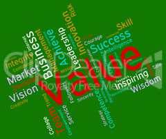 Value Words Indicates Quality Assurance And Certified