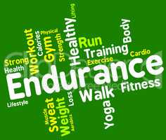 Endurance Word Means Staying Power And Enduring