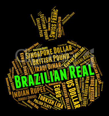 Brazilian Real Shows Foreign Exchange And Brl