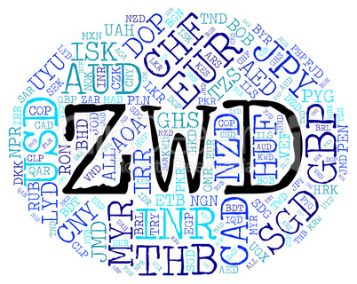 Zwd Currency Indicates Forex Trading And Dollar