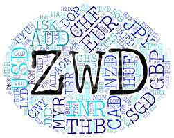 Zwd Currency Indicates Forex Trading And Dollar
