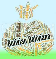 Bolivian Boliviano Indicates Forex Trading And Bob