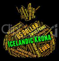 Icelandic Krona Represents Forex Trading And Banknotes