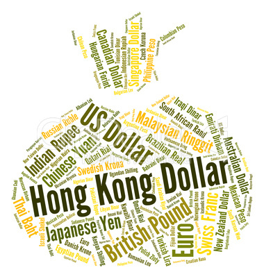 Hong Kong Dollar Indicates Currency Exchange And Currencies