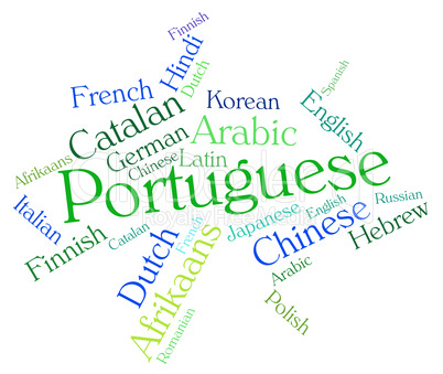 Portuguese Language Means Foreign Portugal And Speech