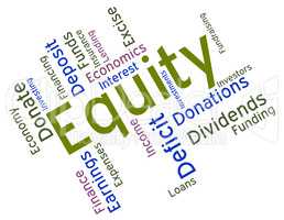 Equity Word Shows Fund Words And Wordcloud