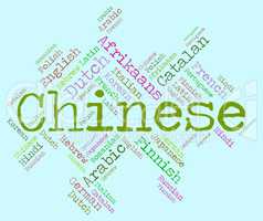 Chinese Language Shows Foreign Speech And Mandarin