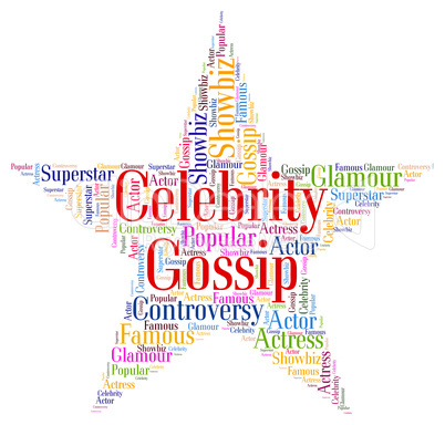Celebrity Gossip Means Chat Room And Fame