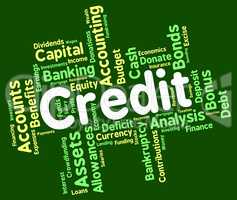 Credit Word Means Debit Card And Bankcard